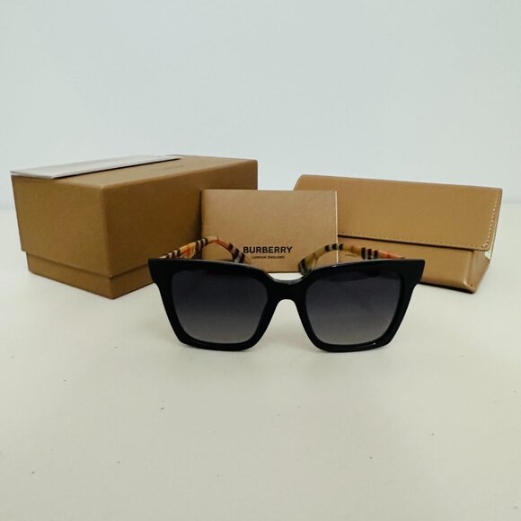 BURBERRY LONDON FULL INCLUSION NOVA CHECK SUNGLASSES MADE IN ITALY main image 5